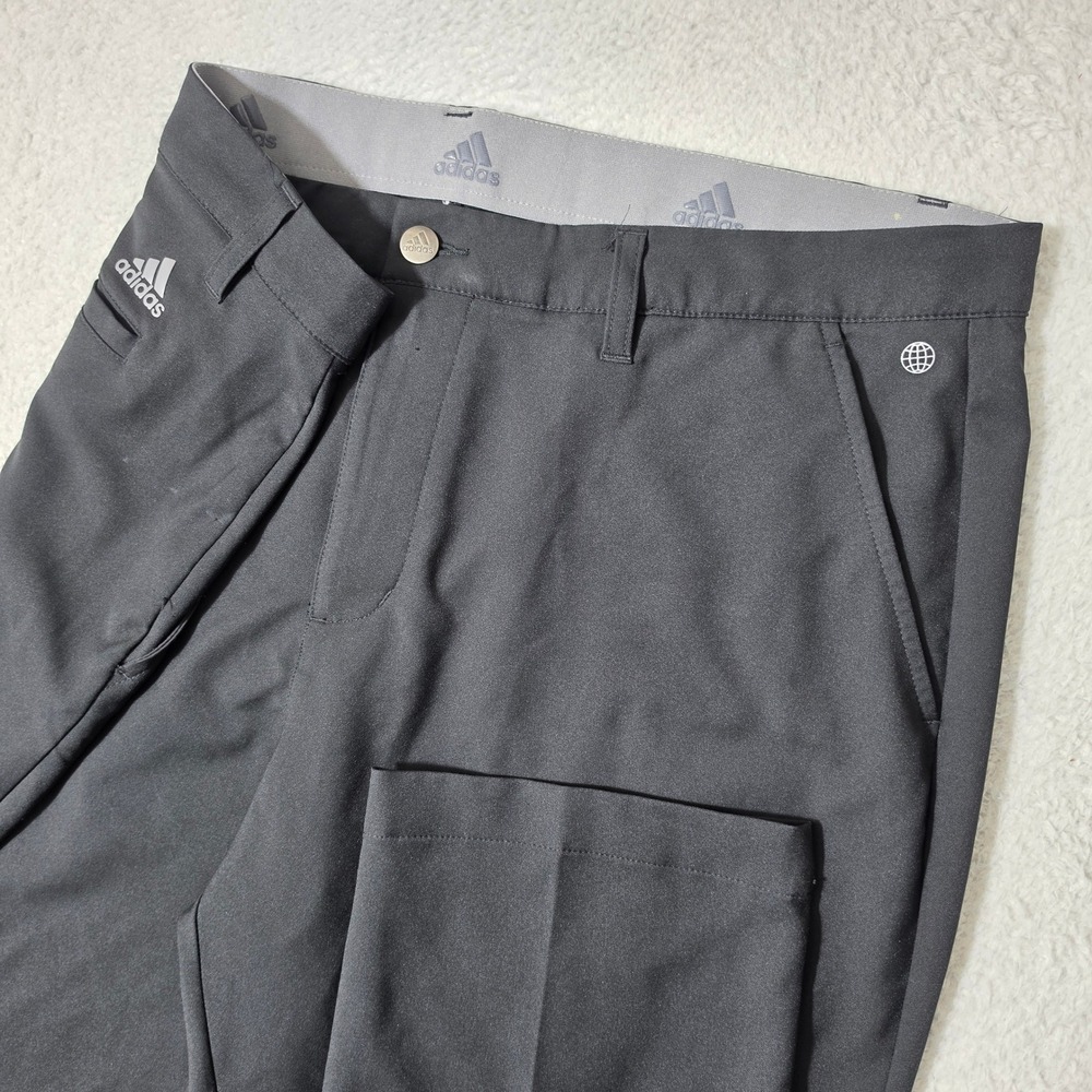Adidas Golf Pants Men 38/31 Black Primegreen Ultimate365 Tapered HA6206